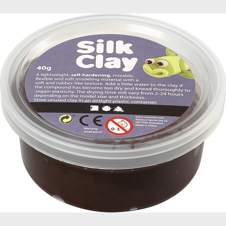 Silk Clay - Brun - Modellervoks - 40 G