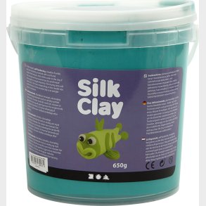 Silk Clay - Grn - Modellervoks I Spand - 650 G