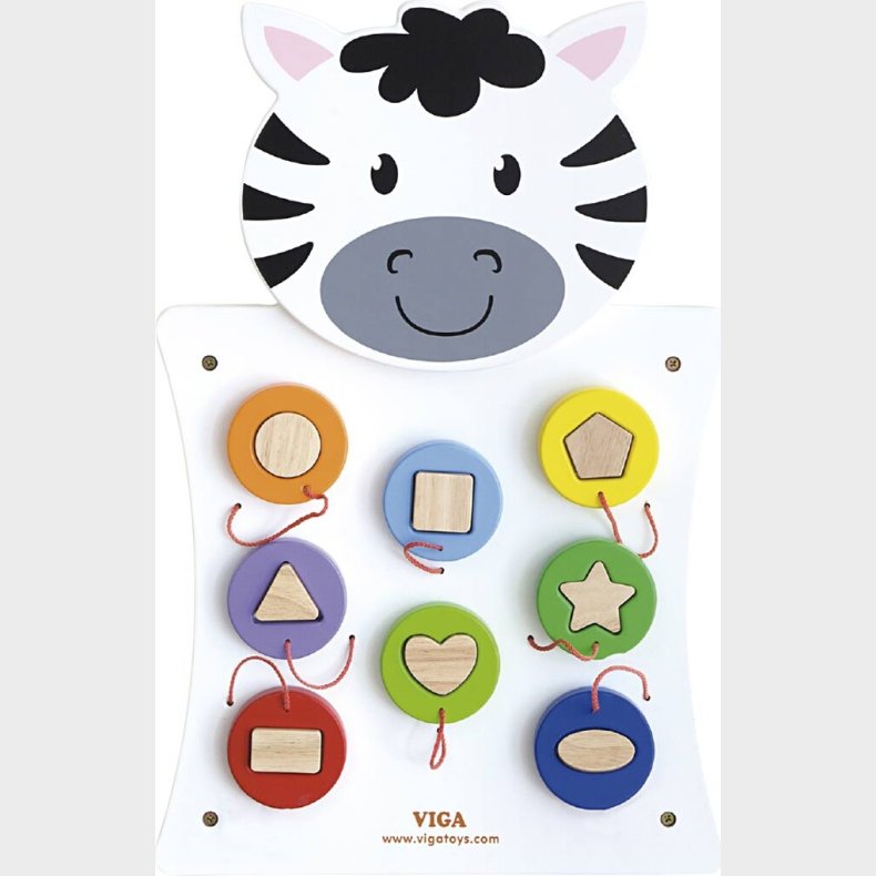 Viga - Aktivitetstavle Til Vg - Zebra - 36x55x3,5 Cm