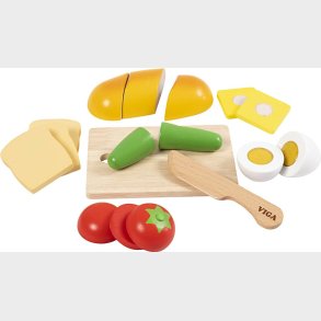 Viga - Legemad I Tr Med Velcro - Morgenmadsst