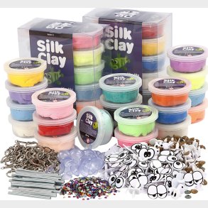 Silk Clay - Funny Friends St Med 40 Silk Clay Btter Og Tilbehr