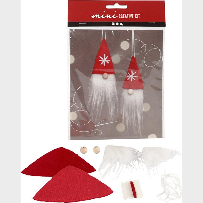 Mini Diy Kit - Hngende Nsenisser - H 11 Cm