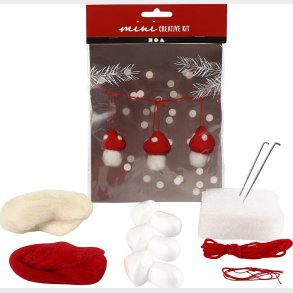 Mini Diy Kit - Paddehatte P Snor - H 5.5 Cm