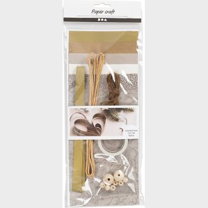 Kreativt Mix - Papirklip - Natur