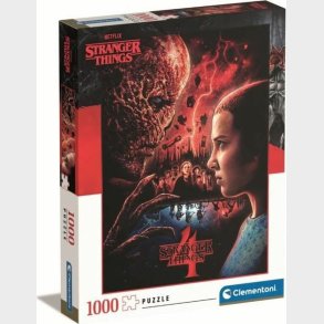 Clementoni Puslespil - Stranger Things - 1000 Brikker