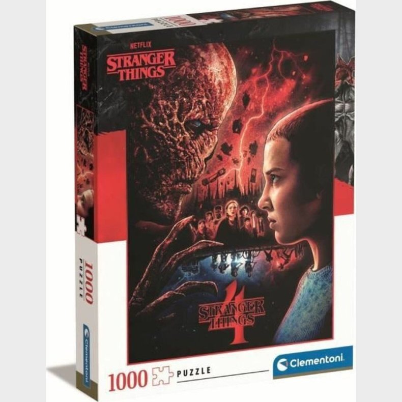 Clementoni Puslespil - Stranger Things - 1000 Brikker