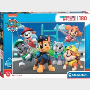 Paw Patrol Puslespil - Super Color - Clementoni - 180 Brikker