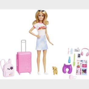 Barbie Dukke - Rejsest Med Hvalp - 10+ Dele