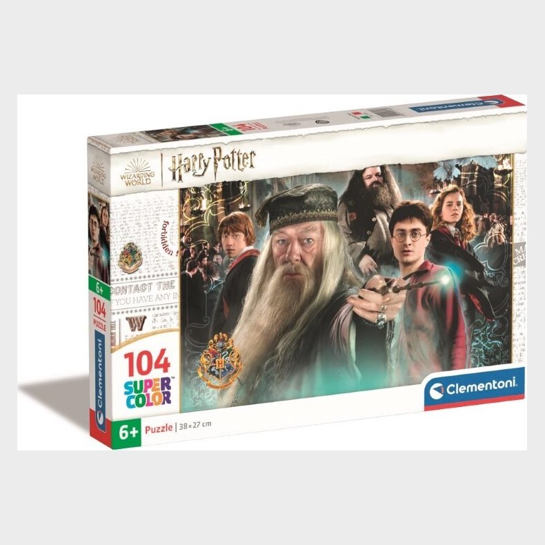 Harry Potter Puslespil - Super Color - Clementoni - 104 Brikker