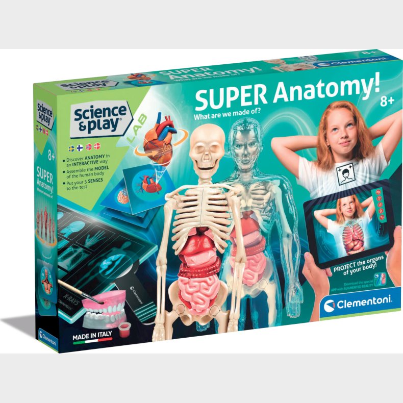 Clementoni - Anatomi Legest - Anatomy Lab - Science &amp; Play