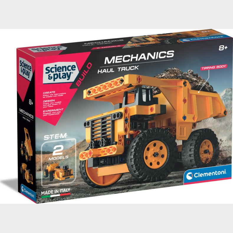 Clementoni - Science And Play Build - Mechanics - Haul Truck