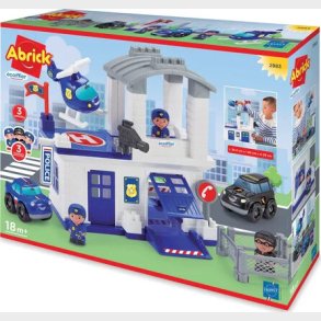 Politistation Legetj Med Figurer Og Kretjer - Ecoiffier Abrick 2983