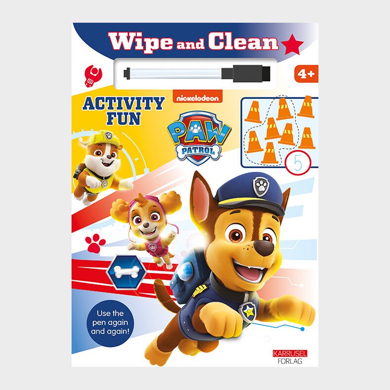 Paw Patrol - Skriv Og Visk Ud - Diverse - Bog