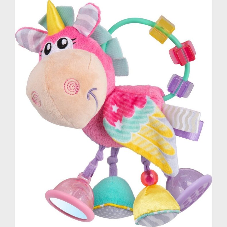 Playgro - Clip Clop Activity Rattle - Enhjrning - Pink