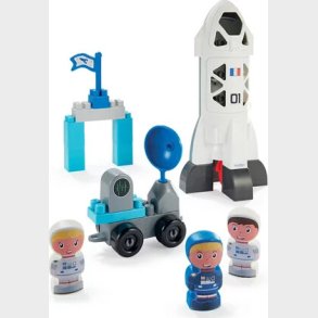 Rumskib Legetj Med Figurer - Ecoiffier Abrick