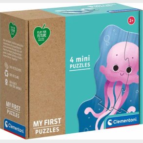 Mit Frste Puslespil - Sea Life - 4 Puslespil - Clementoni