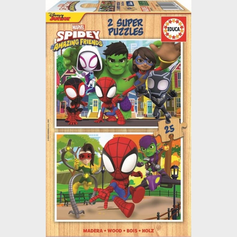 Educa - Trpuslespil Spidey &amp; His Amazing Friends - 2x25 Brikker