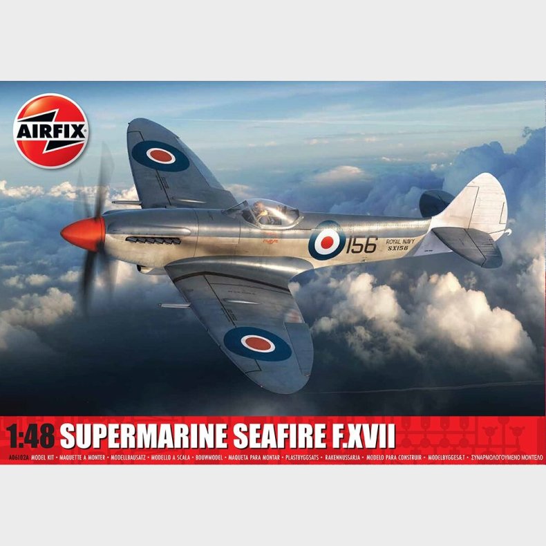 Airfix - Supermarine Seafire F.xvii Fly Byggest - 1:48 - A06102a