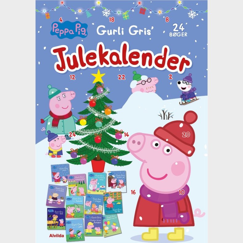 Gurli Gris Julekalender - 24 Billedbger