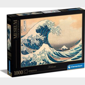 Clementoni Puslespil - Hokusai Wave - Museum - 1000 Brikker