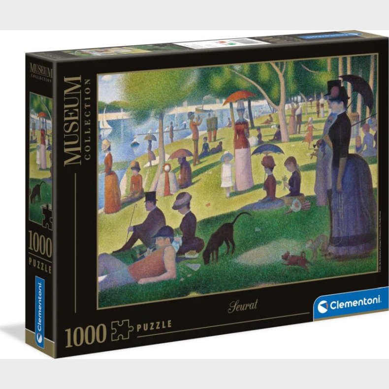 Clementoni Puslespil - Seurat Jatte - Museum - 1000 Brikker