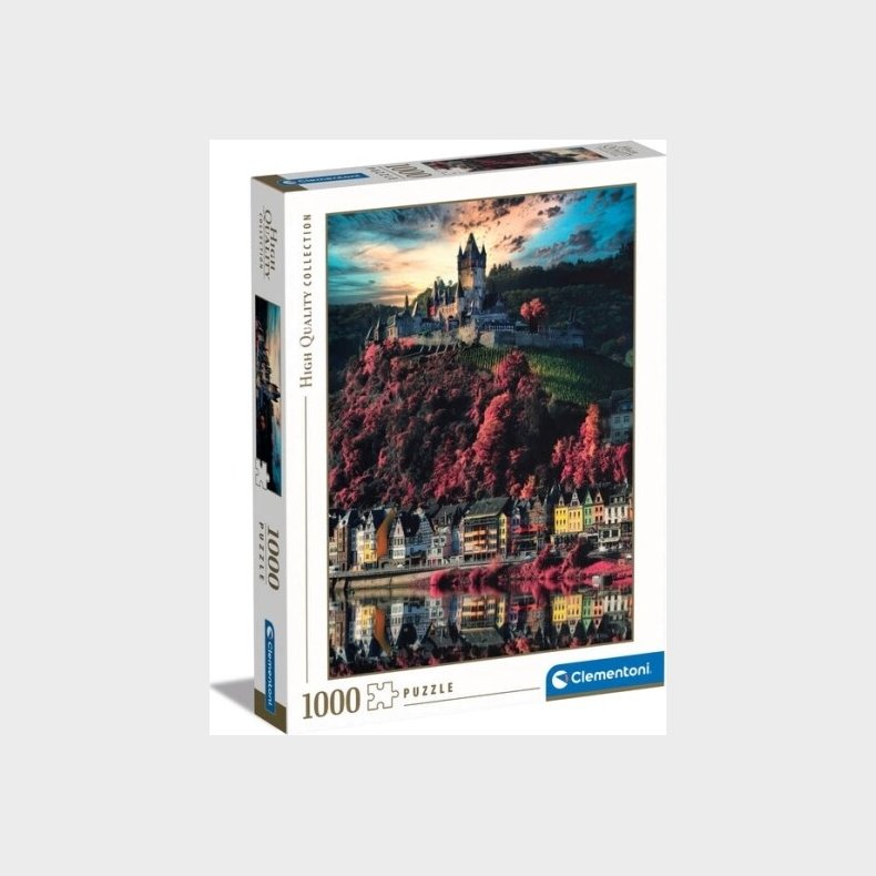 Clementoni Puslespil - Cochem Castle - High Quality - 1000 Brikker