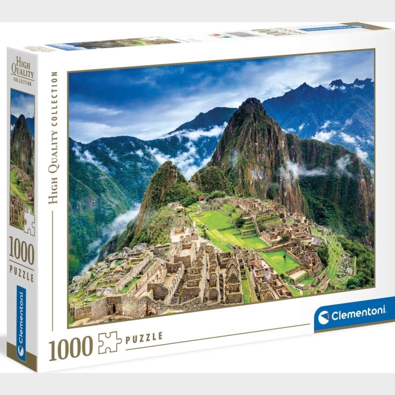 Clementoni Puslespil - Machu Picchu - High Quality - 1000 Brikker