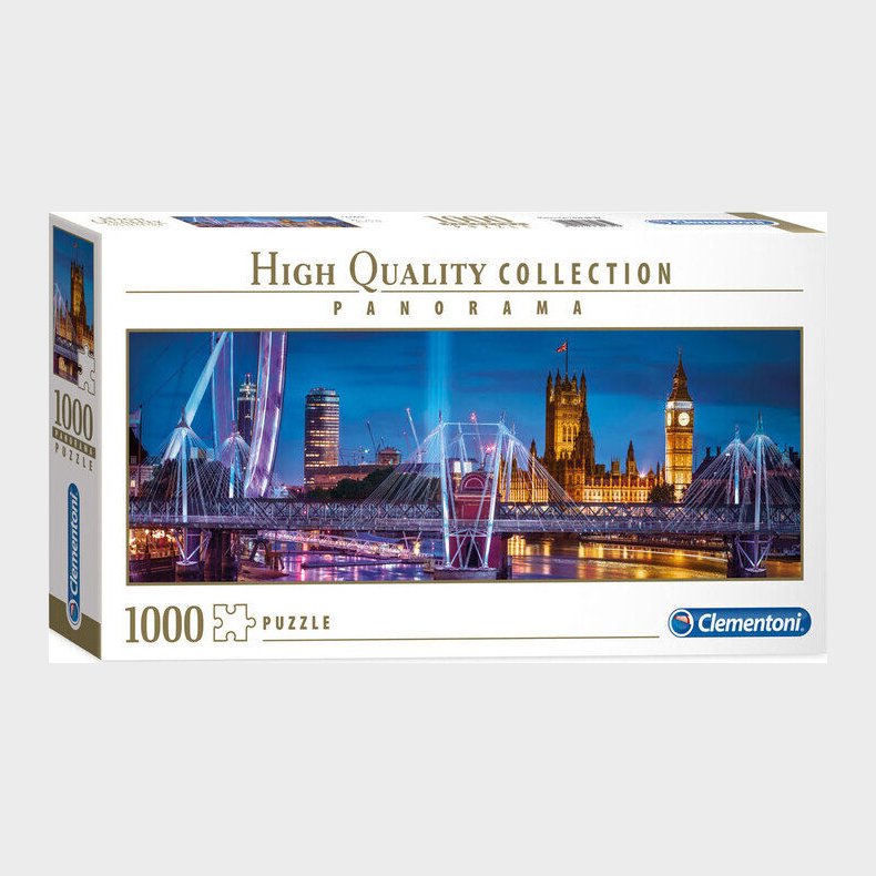 Clementoni Puslespil - London - High Quality - 1000 Brikker