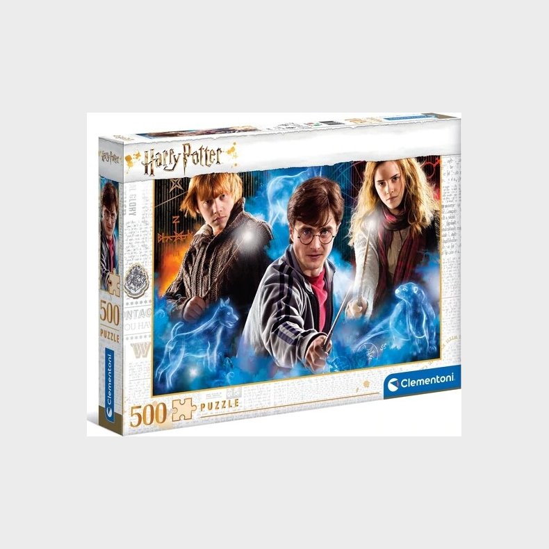 Harry Potter Puslespil - High Quality - 500 Brikker - Clementoni