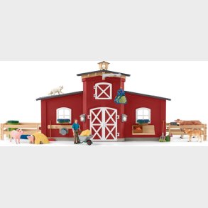 Schleich Farm World - Bondegrd Med Dyr Og Tilbehr - 42606