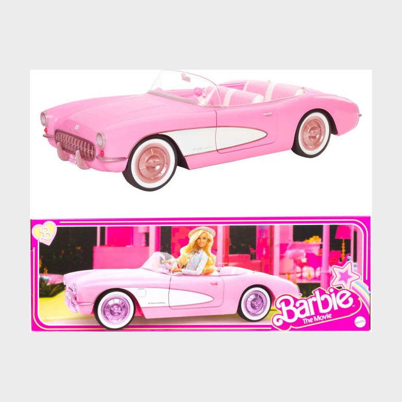 Barbie Bil - Pink Corvette - Barbie The Movie