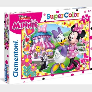 Disney Puslespil - Minnie Happy Helpers - 104 Brikker - Clementoni