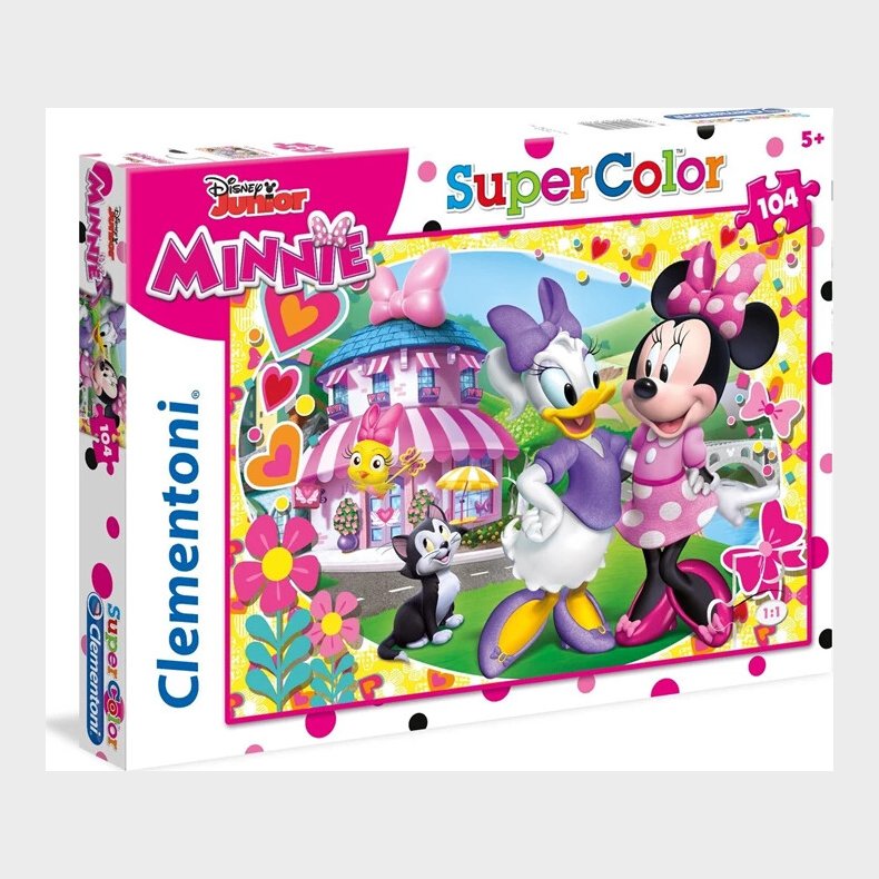 Disney Puslespil - Minnie Happy Helpers - 104 Brikker - Clementoni