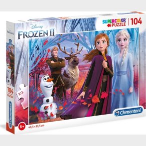 Frost Puslespil - Disney Frozen 2 - 104 Brikker - Clementoni