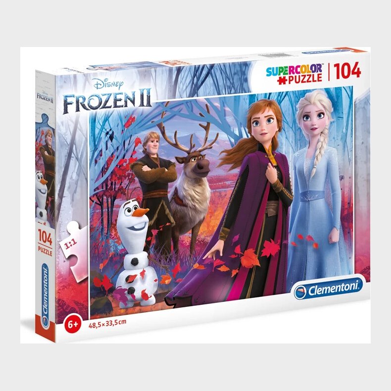 Frost Puslespil - Disney Frozen 2 - 104 Brikker - Clementoni