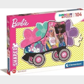 Barbie Puslespil - Rulleskjte - 104 Brikker - Clementoni