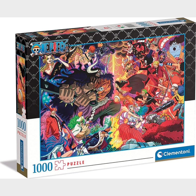 Clementoni Puslespil - One Piece - 1000 Brikker - Impossible