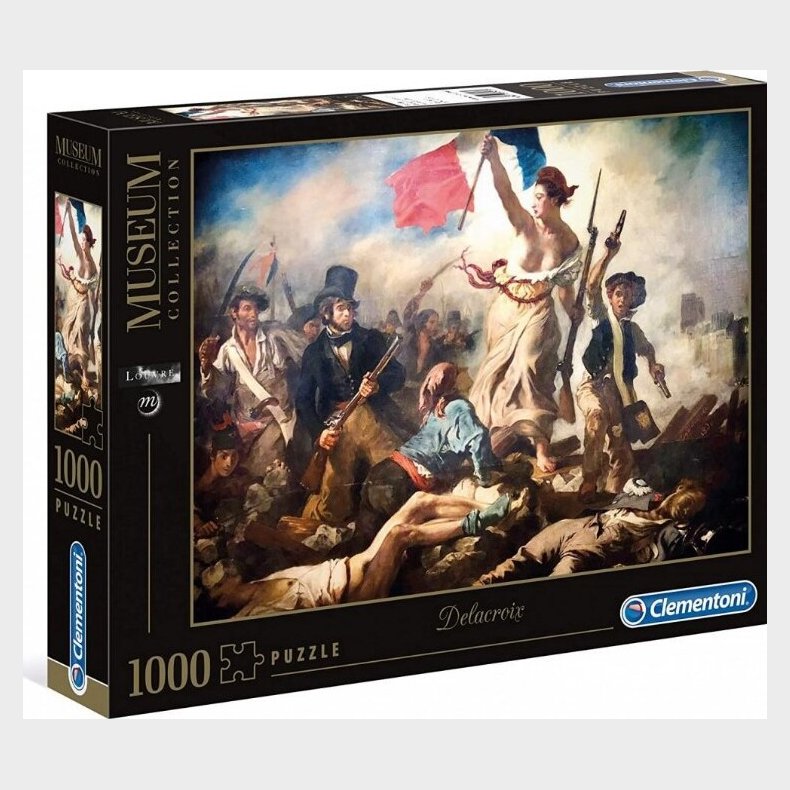 Clementoni Puslespil - Delacroix Freedom - Museum - 1000 Brikker