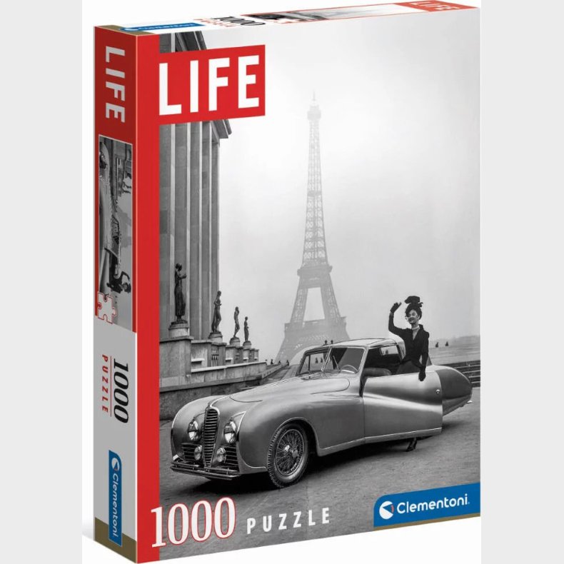 Clementoni Puslespil - Einstein Paris - Life - 1000 Brikker