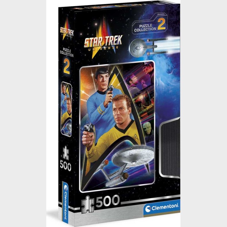 Clementoni Puslespil - Star Trek - Puslespil Collection 2 - 500 Brikker