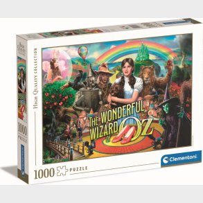 Clementoni Puslespil - The Wizard Of Oz - High Quality - 1000 Brikker