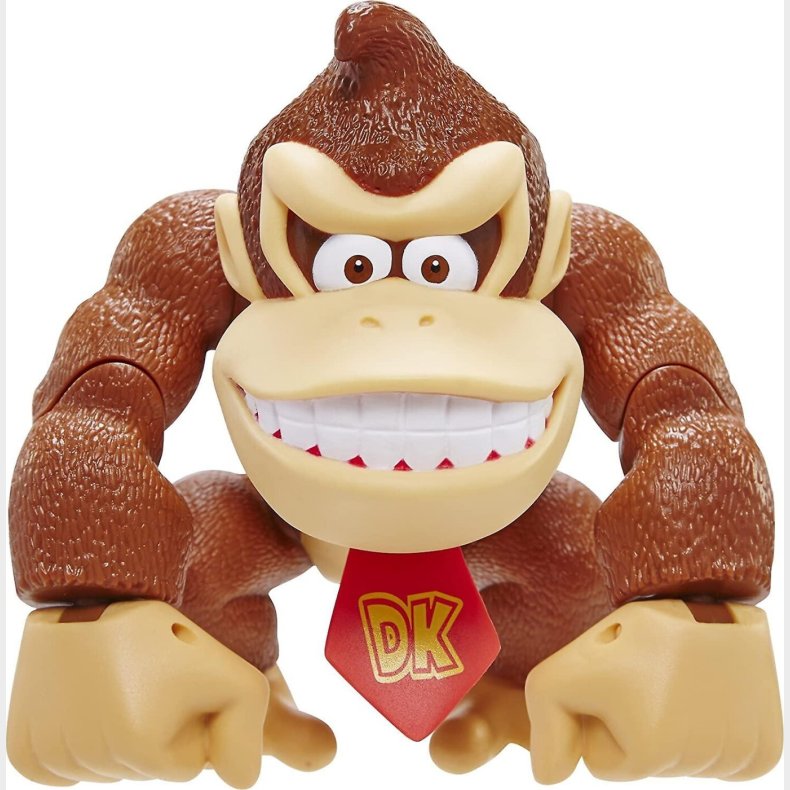 Donkey Kong Figur - Deluxe - Super Mario - 15 Cm