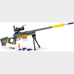 Air Shooter - Sniper Riffel - St Med 20 Skumpile Og Tilbehr