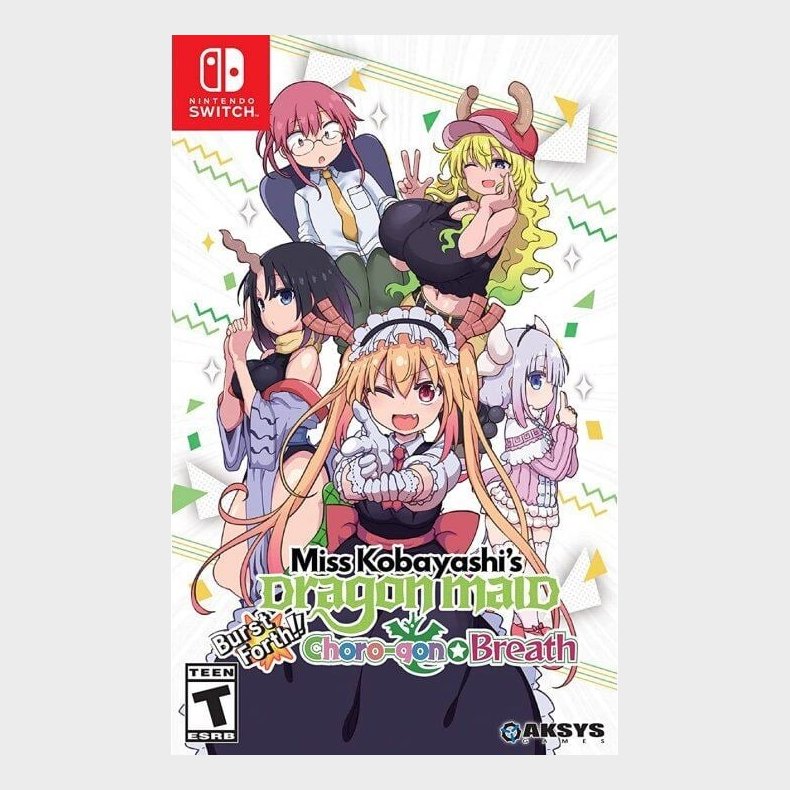 Miss Kobayashis Dragon Maid: Sakuretsu!! Chorogon Breath - Nintendo Switch