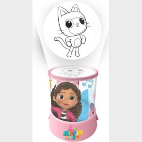 Gabbys Dukkehus - Natlampe Projektor - Euromic