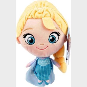 Elsa Bamse Med Lyd - Disney Frozen - 28 Cm