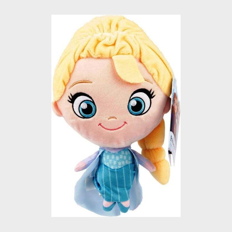 Elsa Bamse Med Lyd - Disney Frozen - 28 Cm