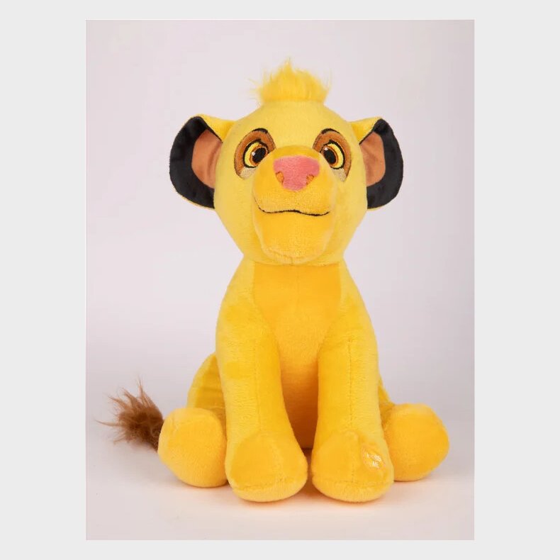 Simba Bamse Med Lyd - Disney - Siddende - 20 Cm