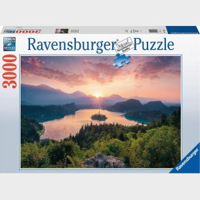 Ravensburger Puslespil - Lake Bled Slovenia - 3000 Brikker