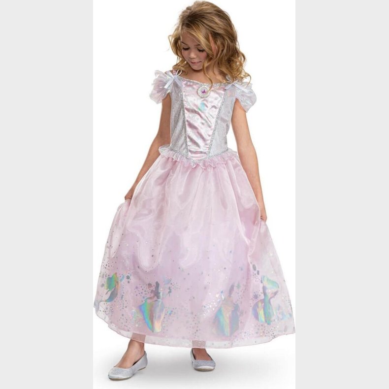 Disney - Prinsesse Kjole Udkldning Til Brn - 100th Anniversary - 128 Cm